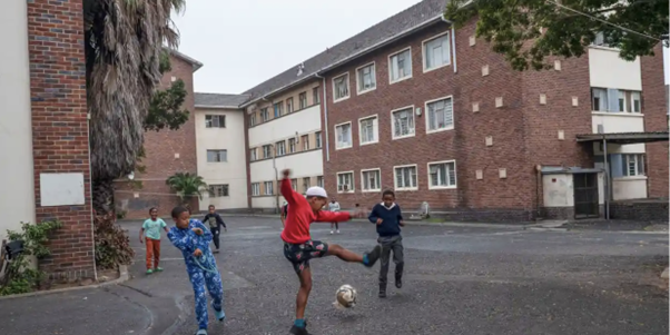 Kids Playing in Cisse Gool House